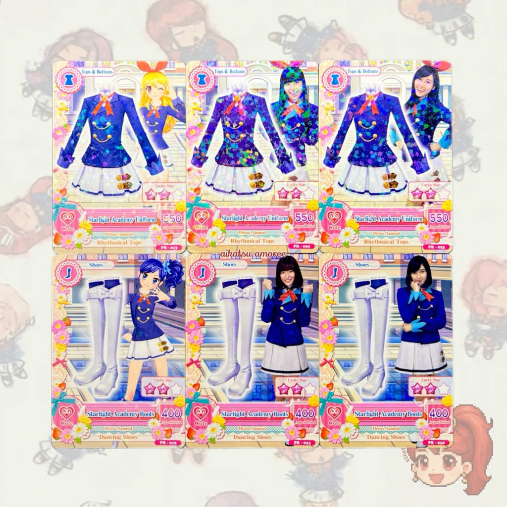Aikatsu x JKT48 All Ver Starlight Academy Uniform Set Ichigo Aoi