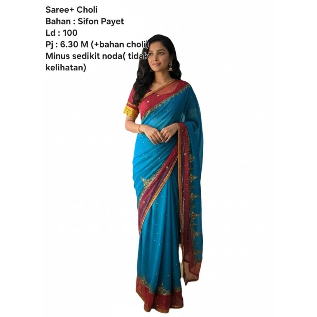 SAREE PL / PAKAIAN INDIA/ CHOLI