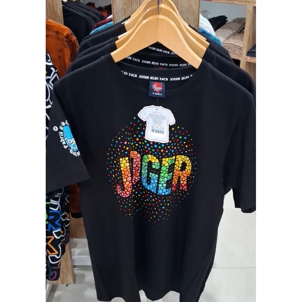 KAOS JOGER BALI ORIGINAL SPESIAL HITAM