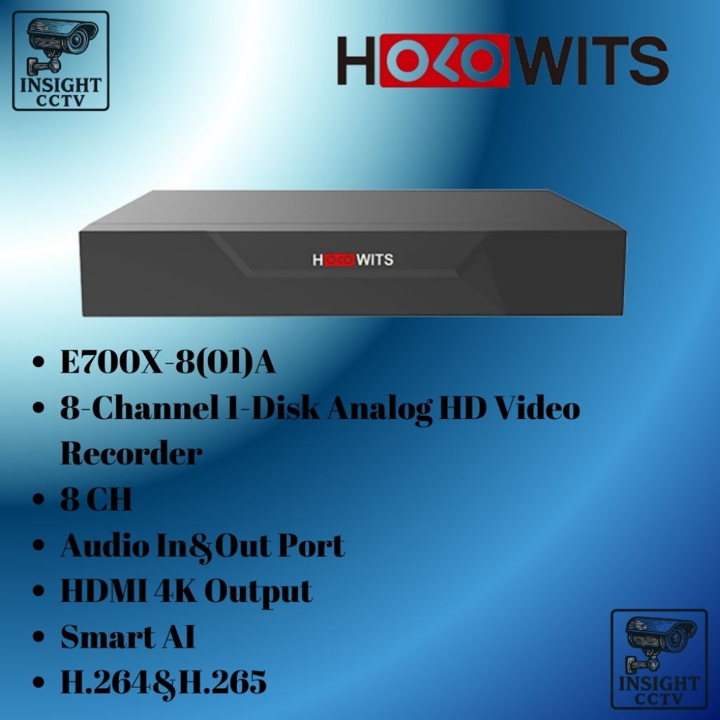 Holowits Decoder 8 CH DVR CCTV 8 CHANNEL ANALOG dvr 8ch up to 5mp 1080p