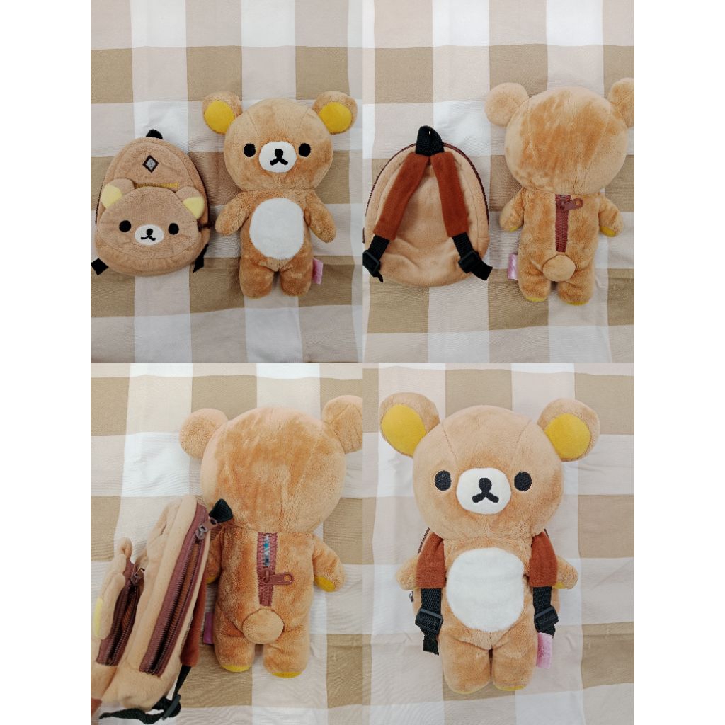 Boneka Rilakkuma Set Tas Ransel [San-X]