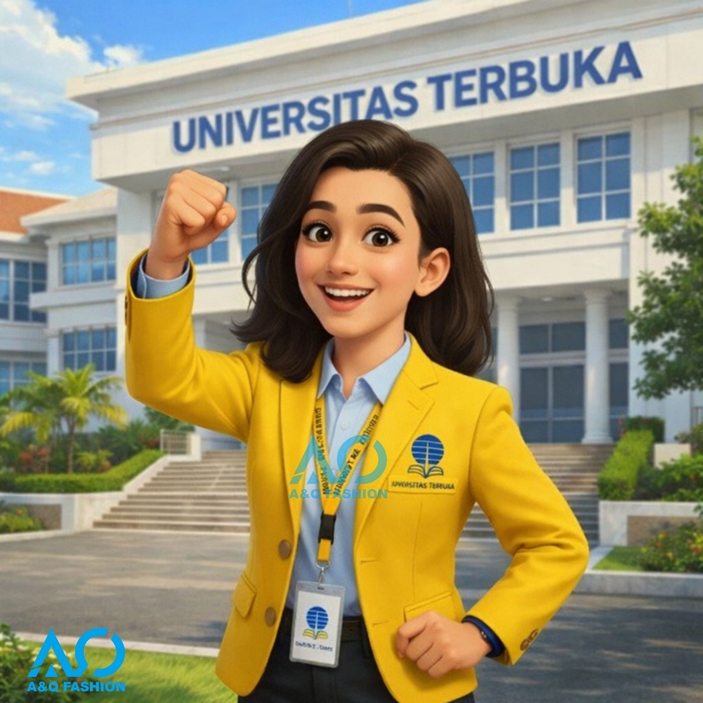 JAS UT / ALMAMATER UT / ALMAMATER UNIVERSITAS TERBUKA KANCING LOGO UT