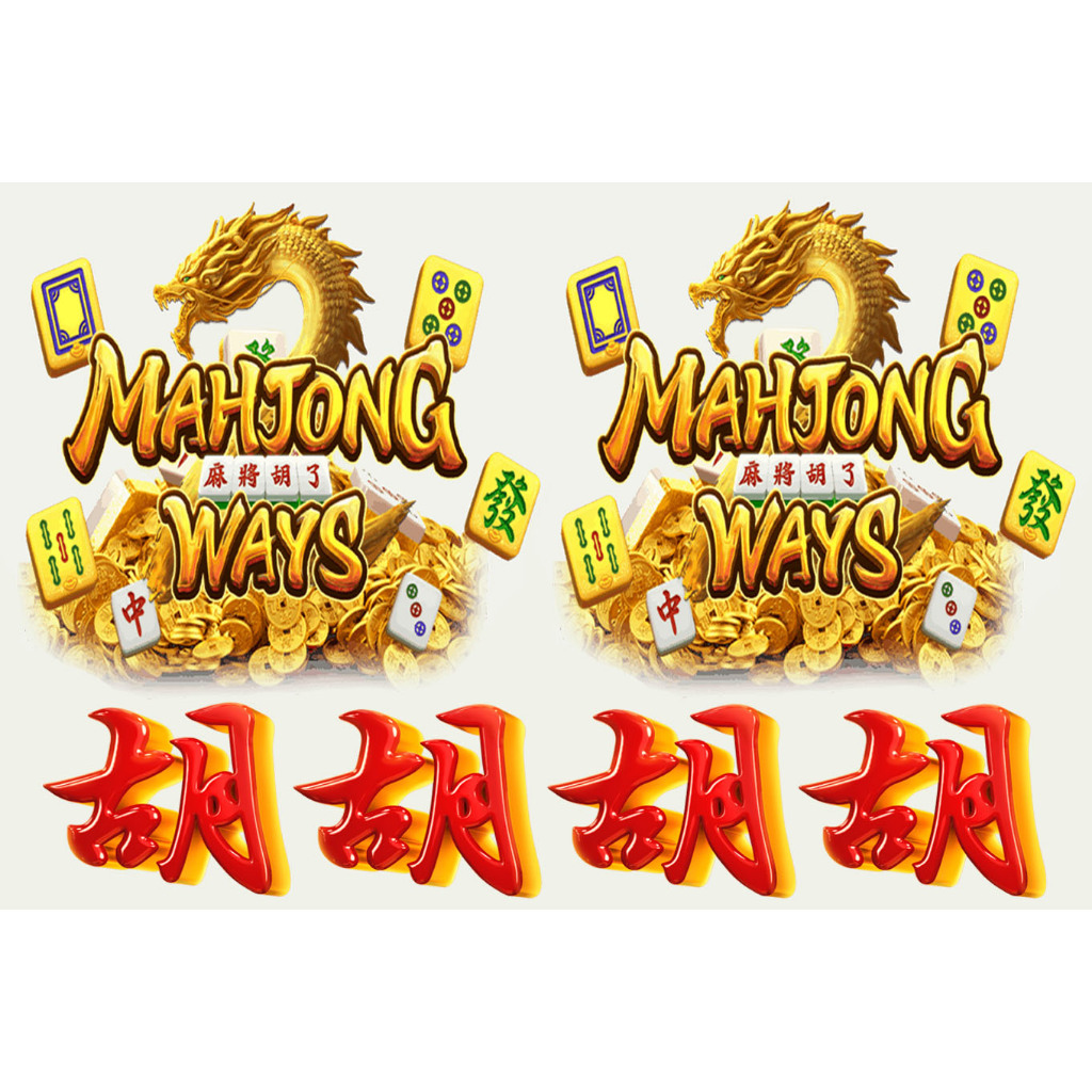 Stiker lembaran sudah di cutting tema gambar mahjong ways