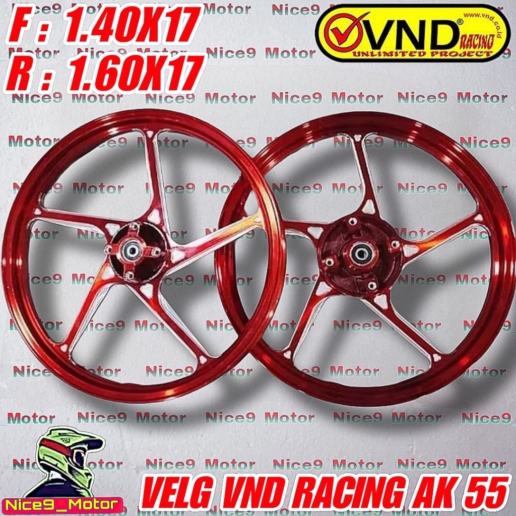 Velg VND Jupiter Mx New Old Jupiter Z Vega ZR F1ZR VND AK 55 Palang 5 VND Racing Original