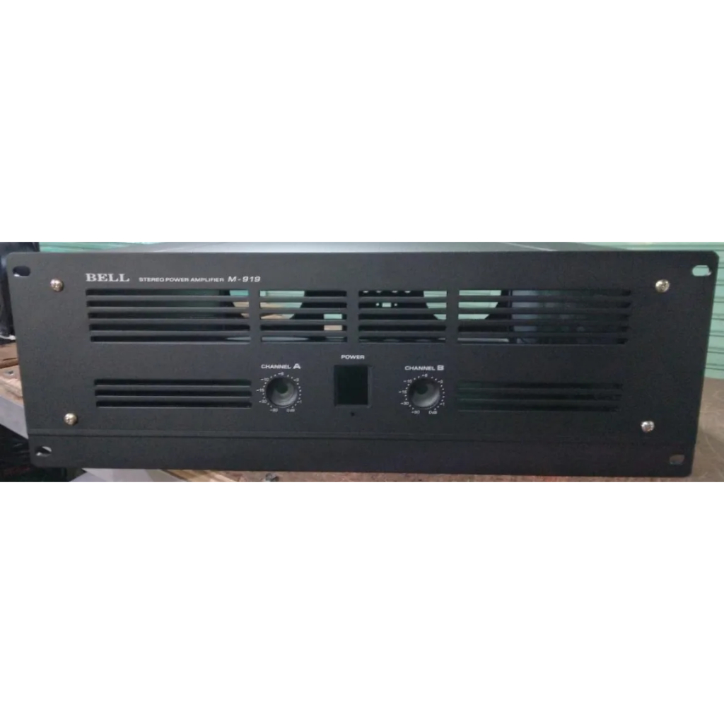 (49cm x 46cm x 15,5cm) Box / Casing Power Amplifier Stereo Bell M-919 Tanpa Aksesoris