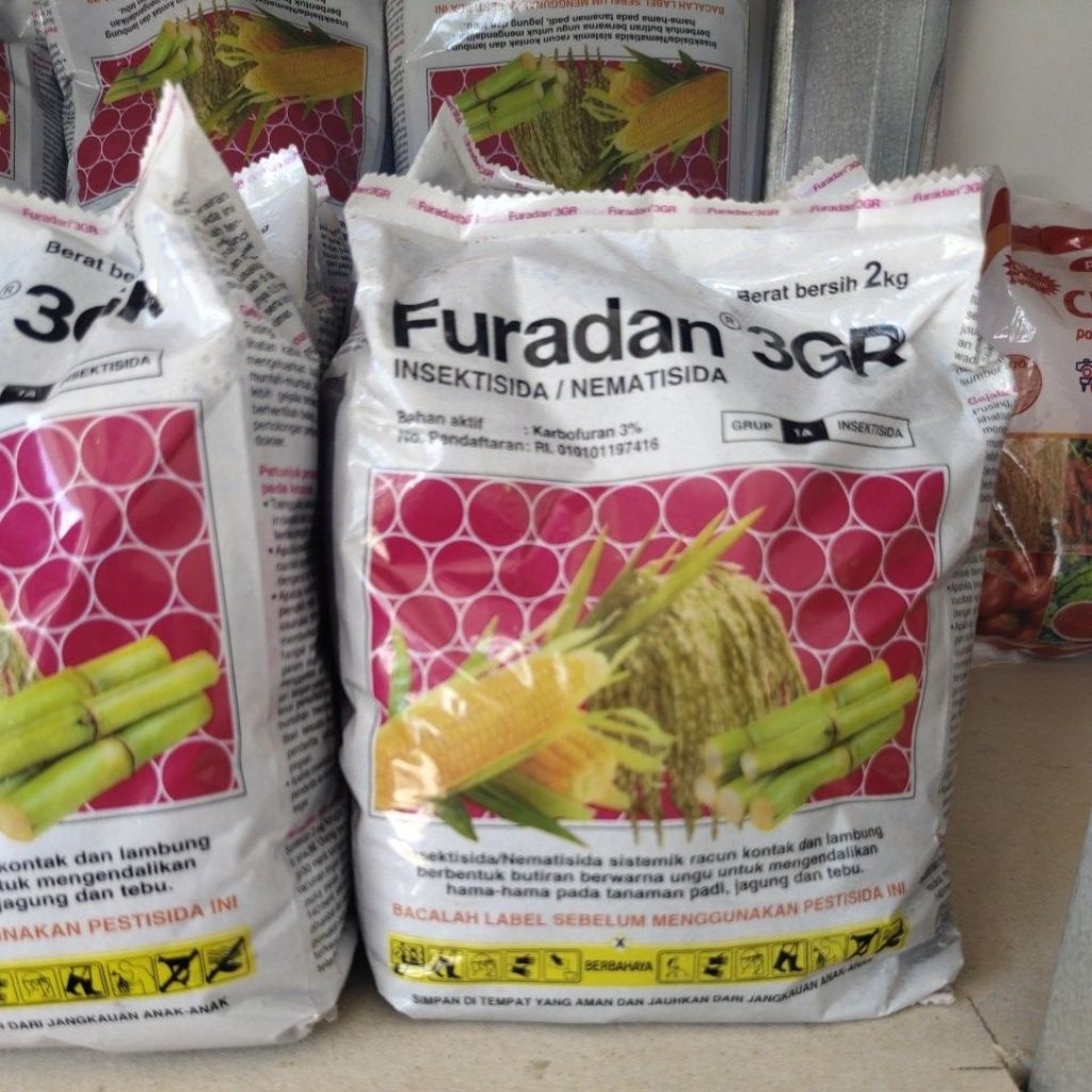 Furadan Insektisida 2kg - Sistemik, Kontak, dan Lambung untuk Tanaman Padi dan Jagung