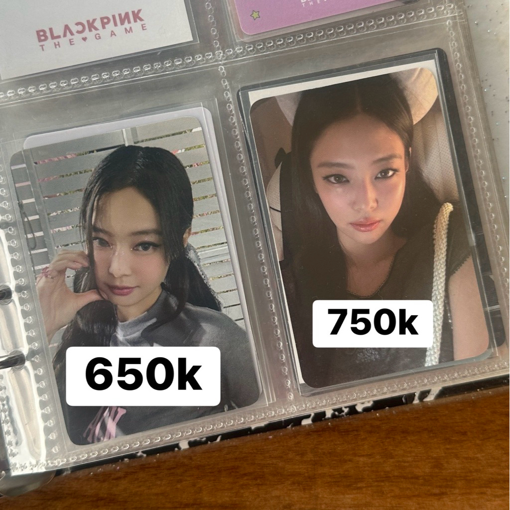 Photocard Jennie blackpink cgv & born pink day 1