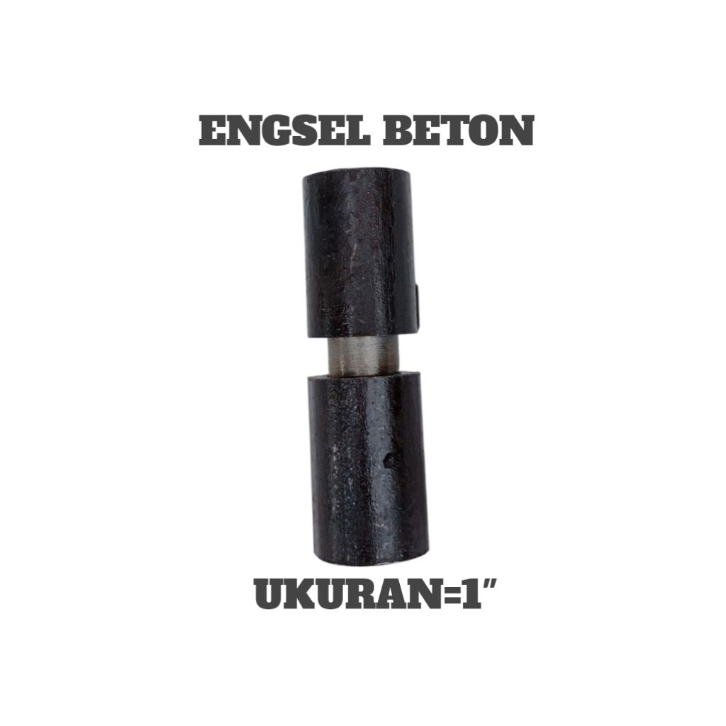 Engsel Bubut Besi BETON 1 in untuk pintu gerbang