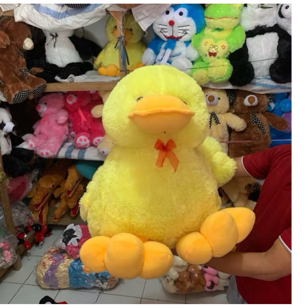 boneka bebek super jumbo besar warna kuning lucu