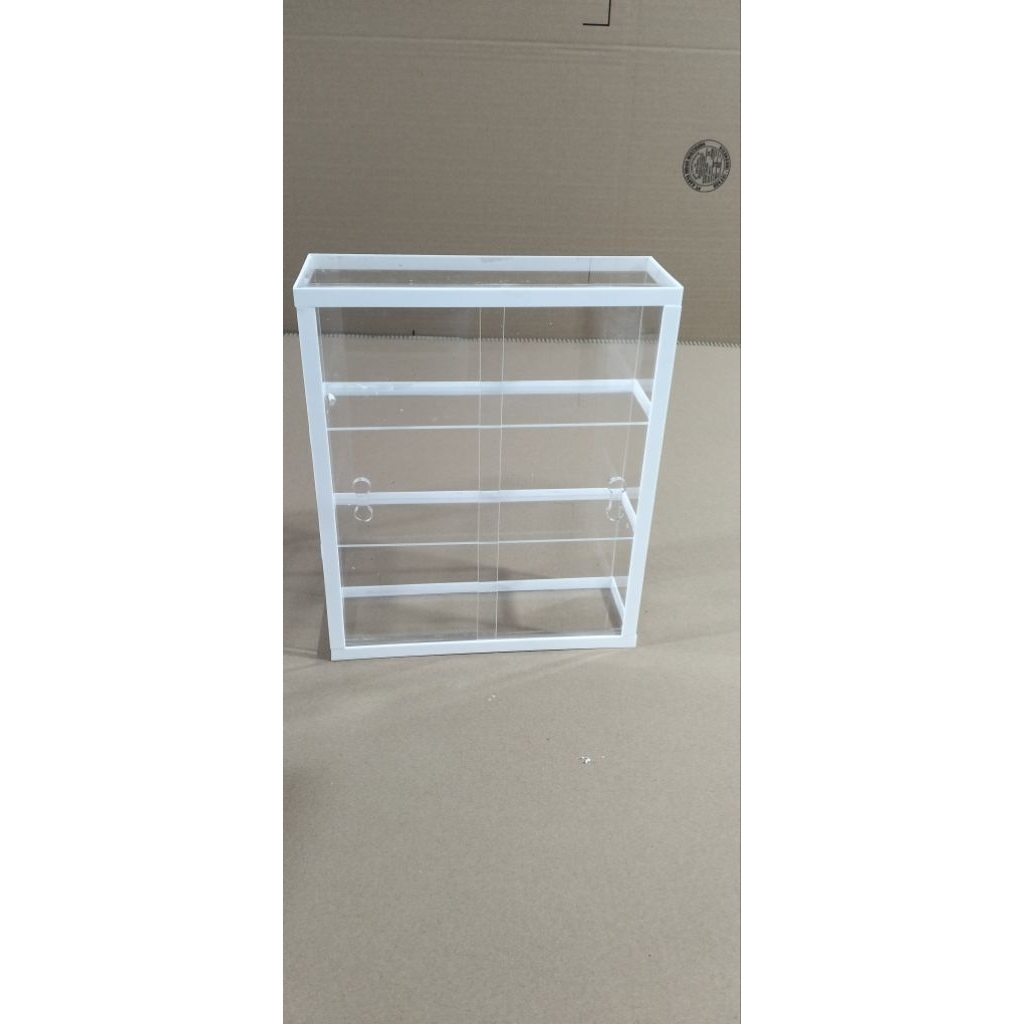 Display etalase warung akrilik/ Etalse roko/etalase akrilik mini bening