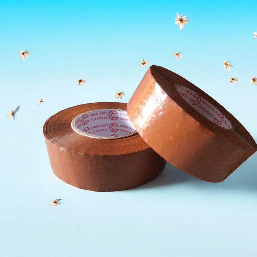 Lakban Coklat 45mm x 300 m full super lengket