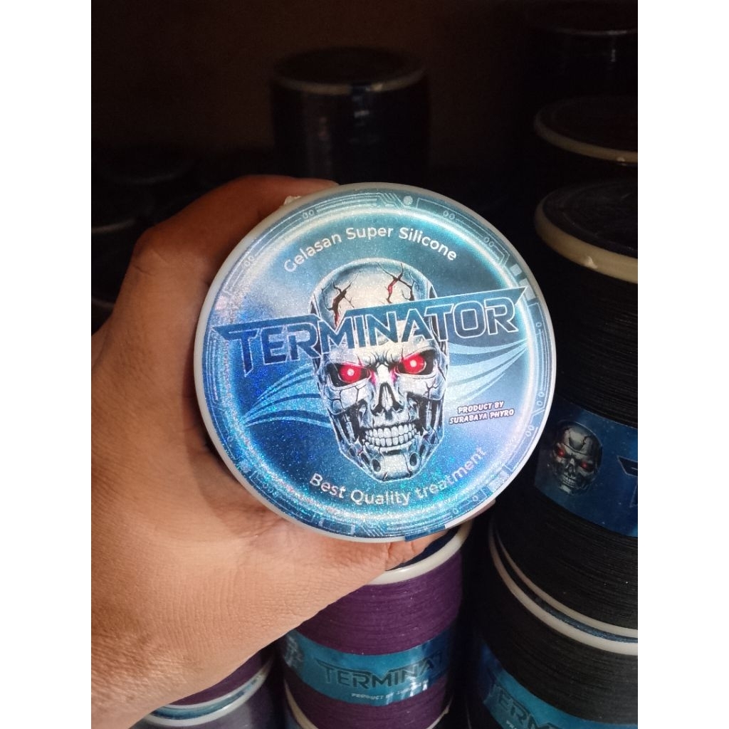 Senar Gelasan Terminator  Matot Putih ORI 022 6000 Yard Sasap Padi