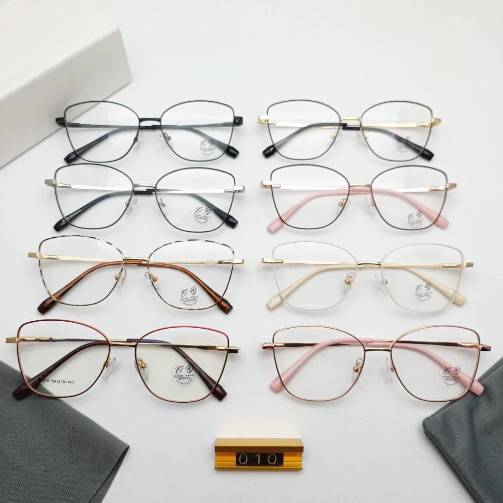 frame cat eye wanita besi 010