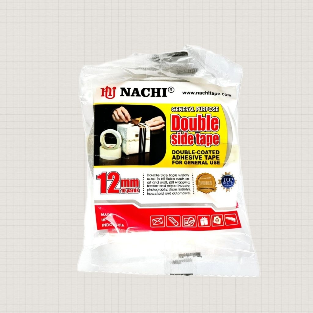 Lakban Double Tape Nachi dengan Daya Rekat Kuat