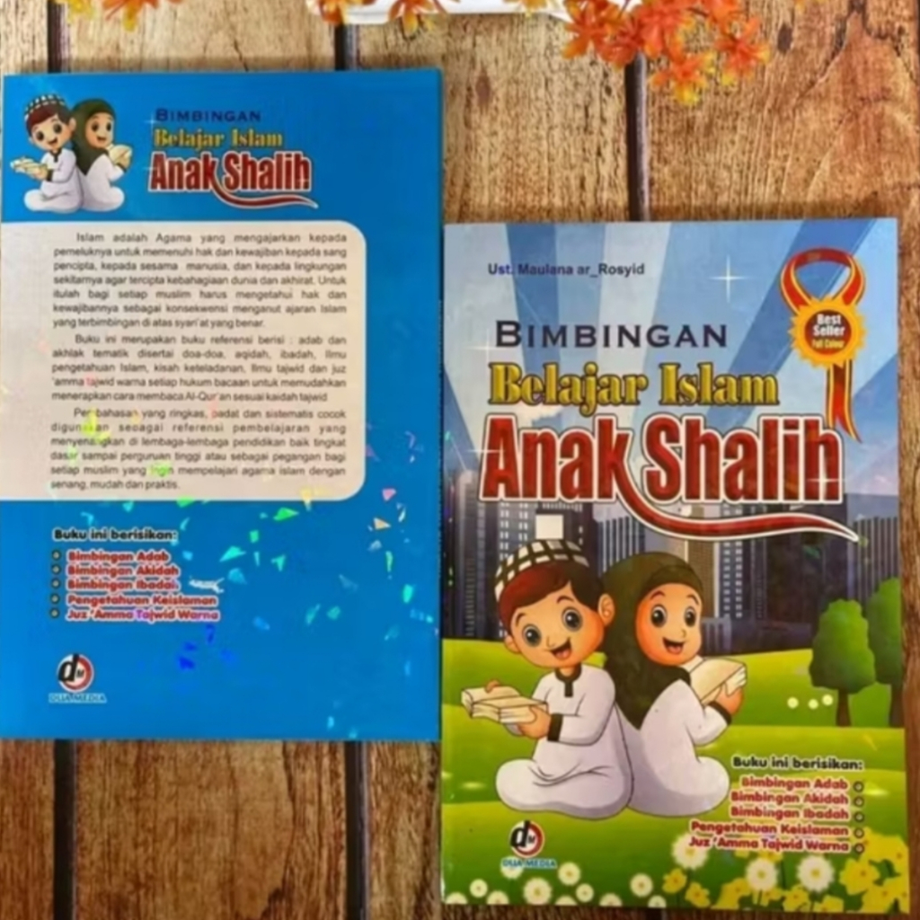 ​Buku Anak Bimbingan Belajar Islam Anak Shalih - Lengkap Adab Akidah Ibadah & Juz Amma Tajwid Warna 