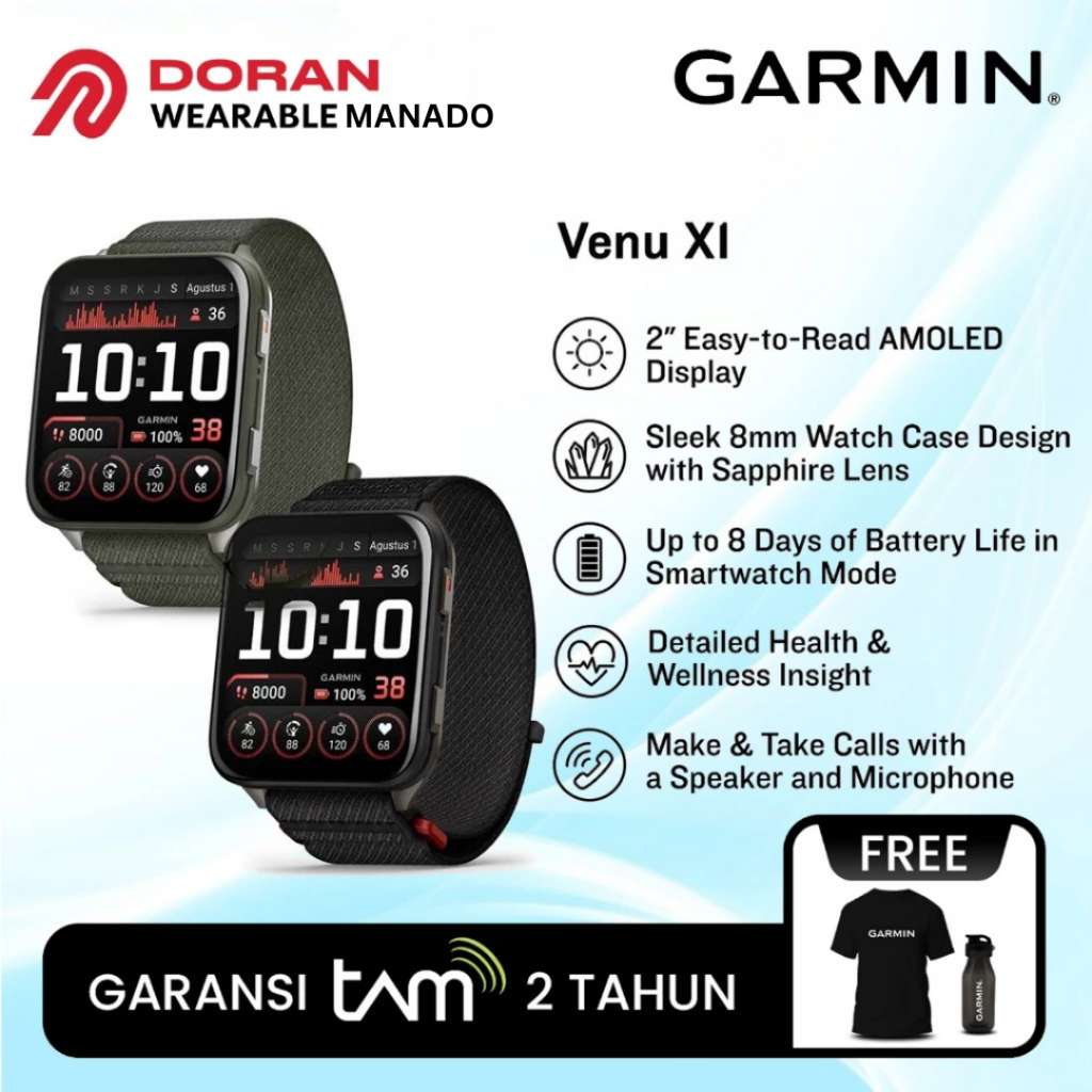 Garmin Venu X1 Premium GPS Smartwatch