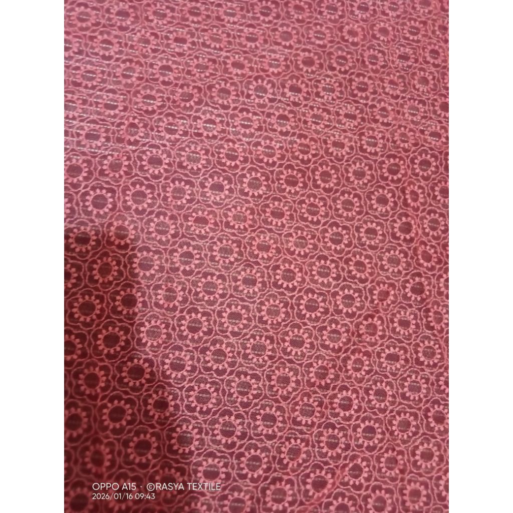 bahan brukat spandek bahan brukat tile premium bahan brukat tile motif bunga bahan brukat tile meter