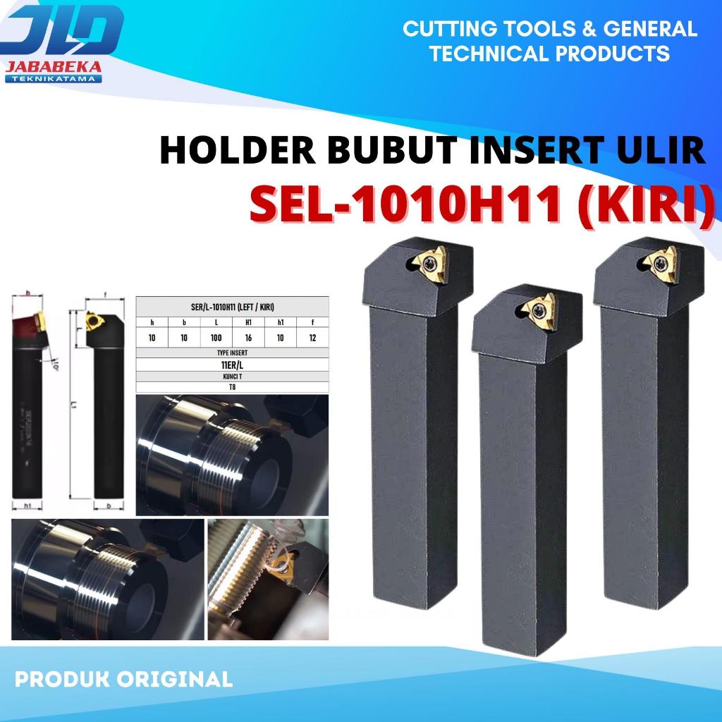 SEL 1010-11 Holder Ulir Gagang Bubut Drat Ulir Luar Insert ER 11 Pisau Bubut Ulir Luar