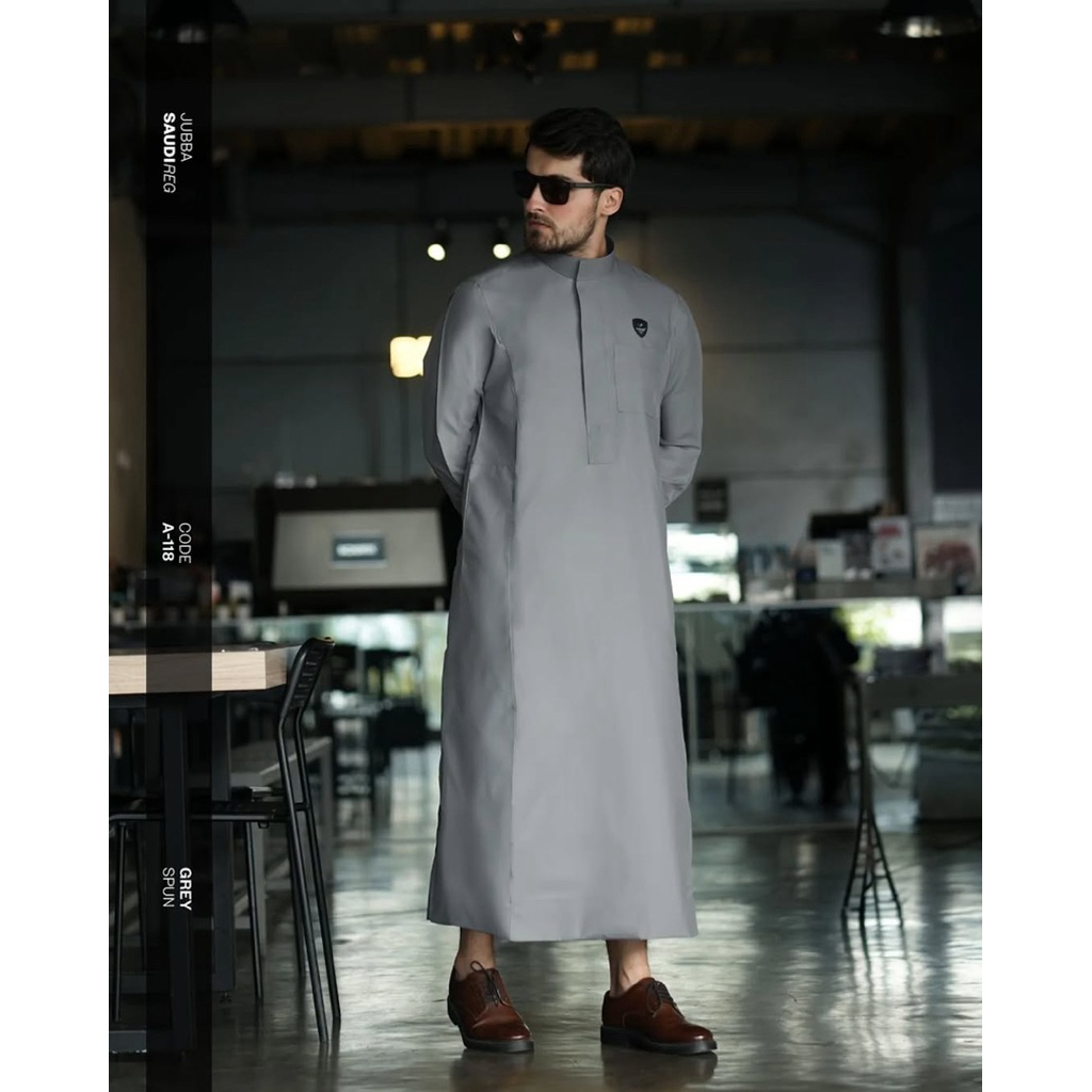 Samase Jubba Reguler Zipper A118 Lengan Panjang