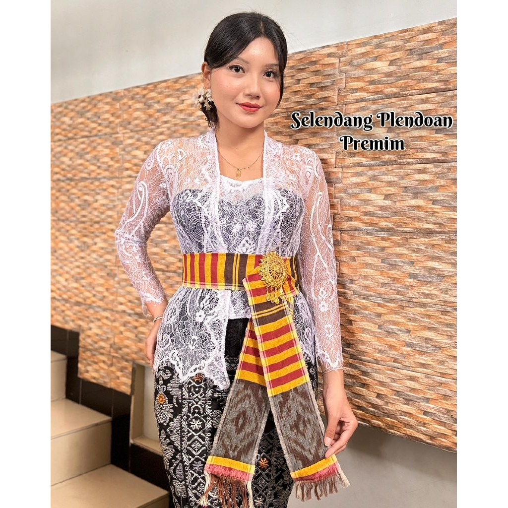 Selendang gringsing plendoan kecil // Selendang tenun Premium Bali