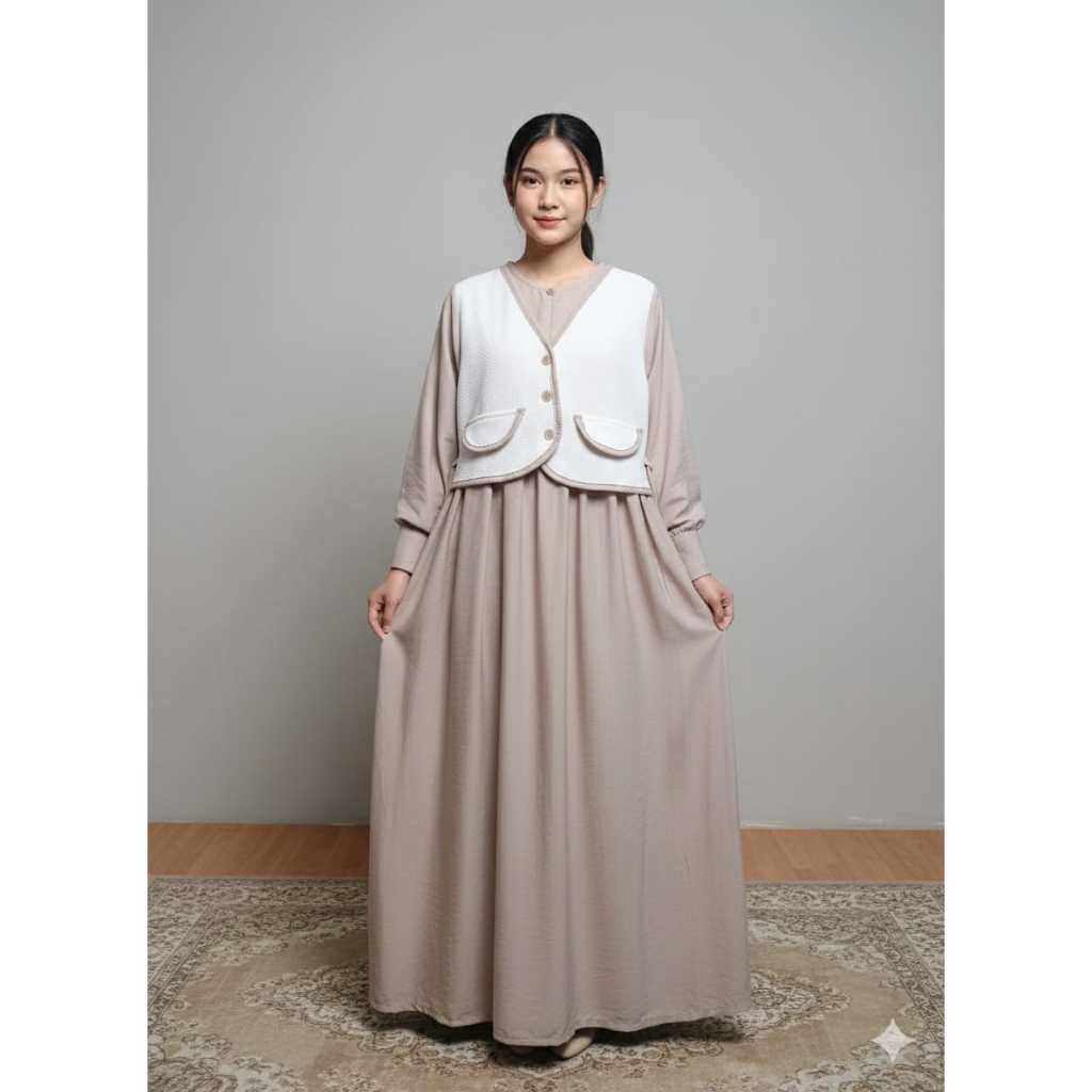 GAMIS ROMPI RENATA/GAMIS ANAK/GAMIS ANAK TANGGUNG/DRES ANAK