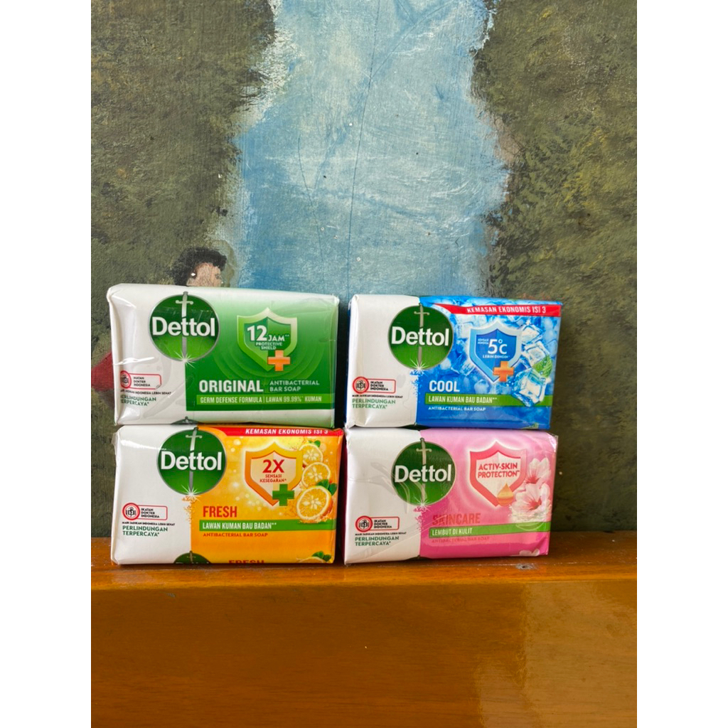 Dettol Sabun Batang Sabun Dettol 60g Promo 12 pcs
