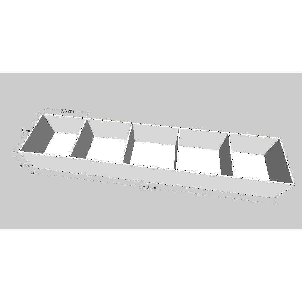 Custom Akrilik Kotak Sekat | Akrilik Display Kotak