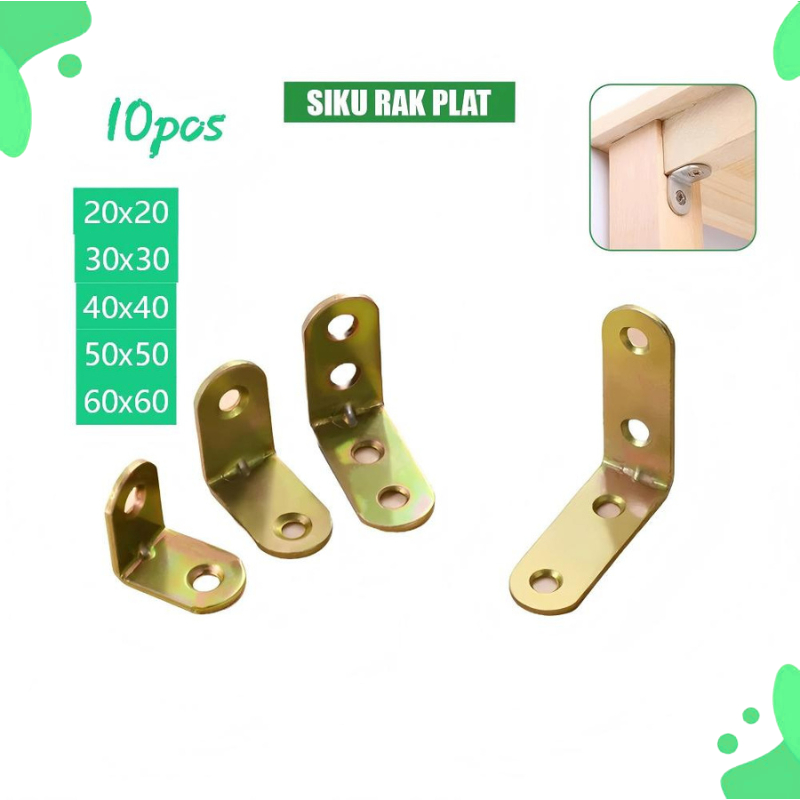 Siku L Lemari Rak20x20x15mm/30x30x15mm/40x40x15mm