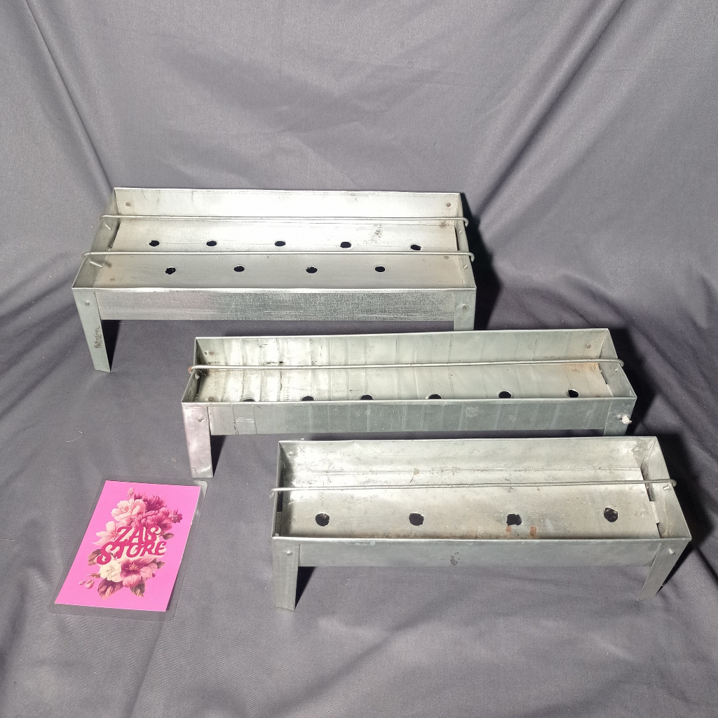 TEMPAT PANGGANGAN BAKARAN SATE BESI TANGGUNG BESAR JUMBO ALAT BAKAR ARANG PORTABLE AYAM IKAN JAGUNG 