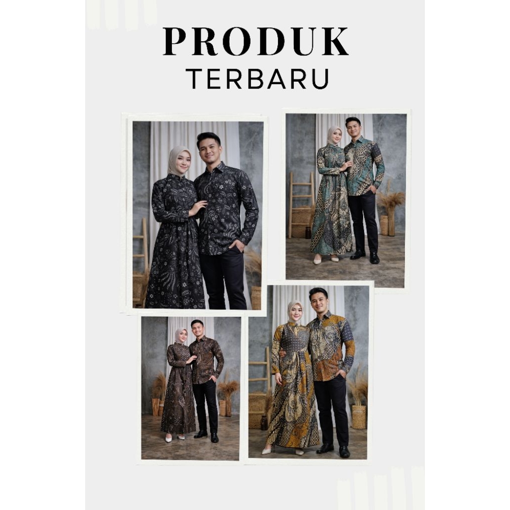 Batik Couple Terbaru Termurah- Kemeja Gamis Batik Rekomendasi Baju Lebaran