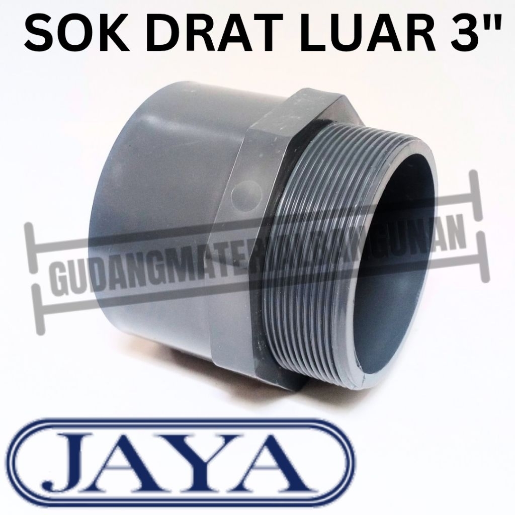 sok drat luar 3" JAYA sock drat luar 3" sok drat luar 3 inch
