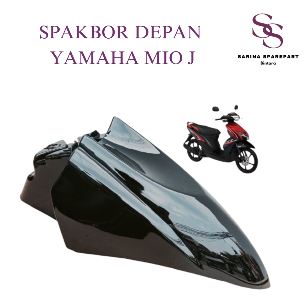 Spakbor depan  Mio j Mio GT spakbor slebor depan mio gt sepakbor depan mio j warna hitam