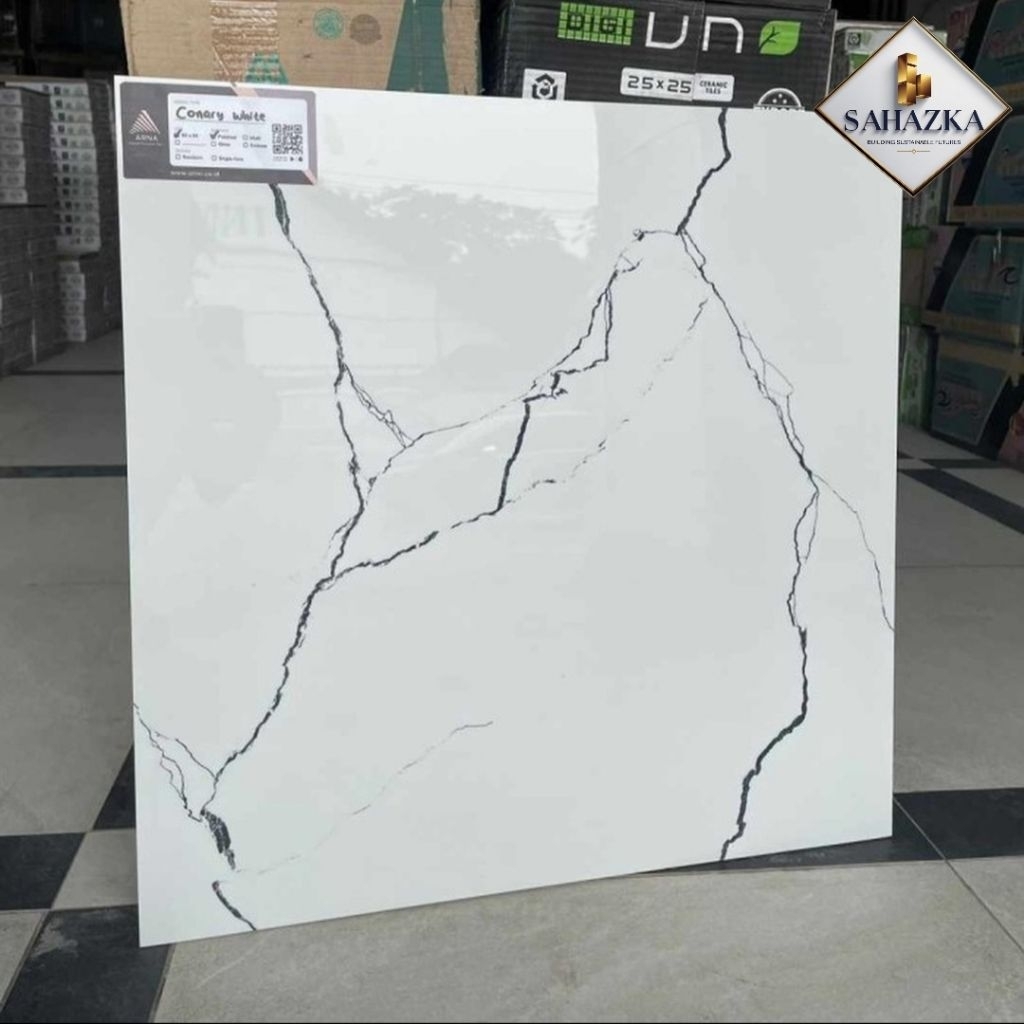 Promo granit 60x60 glossy glazed polish motif carara , motif marmer , granit lantai, granit dinding 