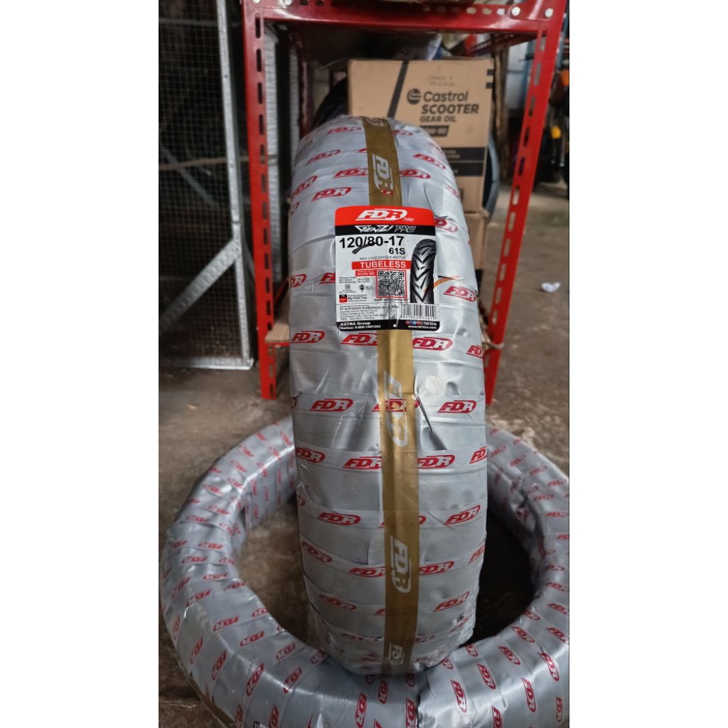 ban FDR genzi pro 120/80-17 tubeless