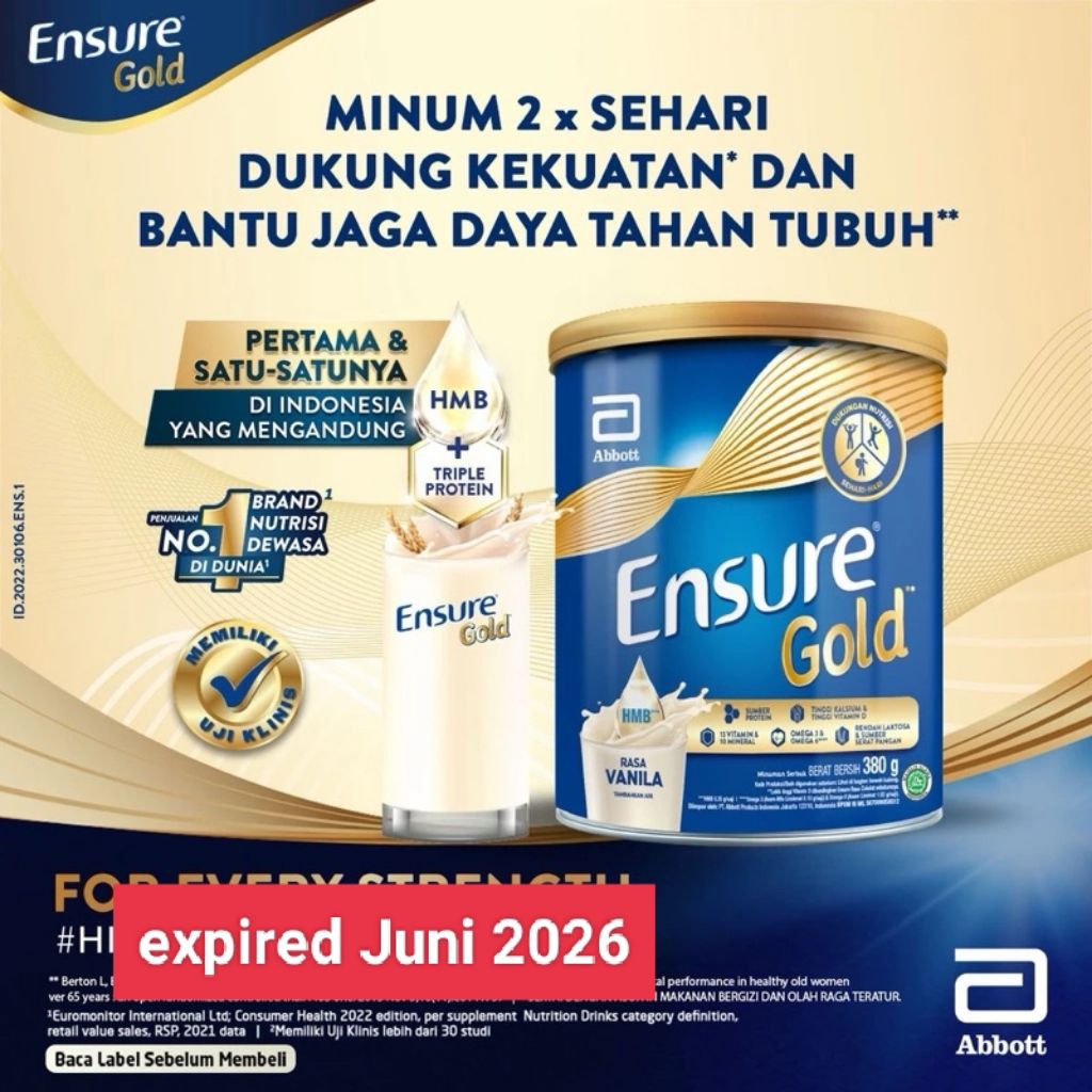 ENSURE GOLD VANILA 400 GRAM