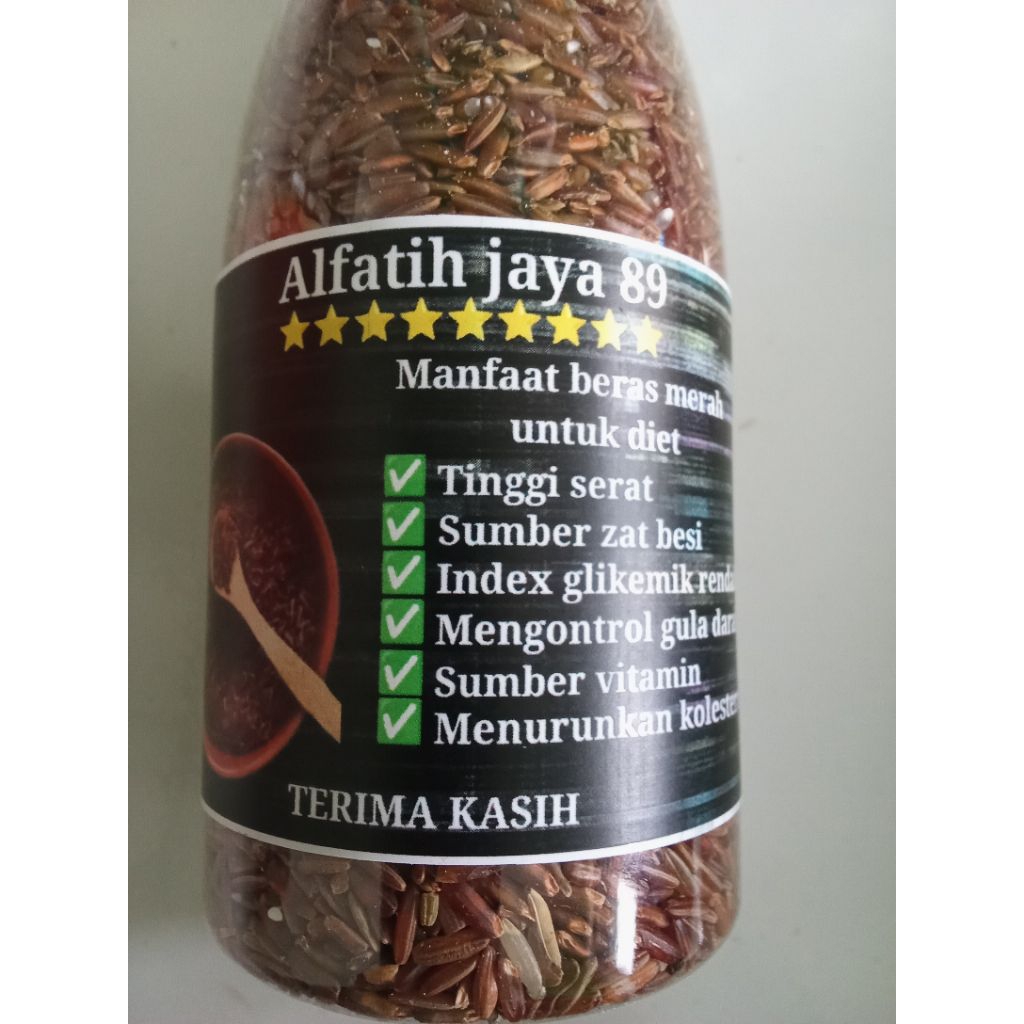beras merah untuk diet // beras merah organik