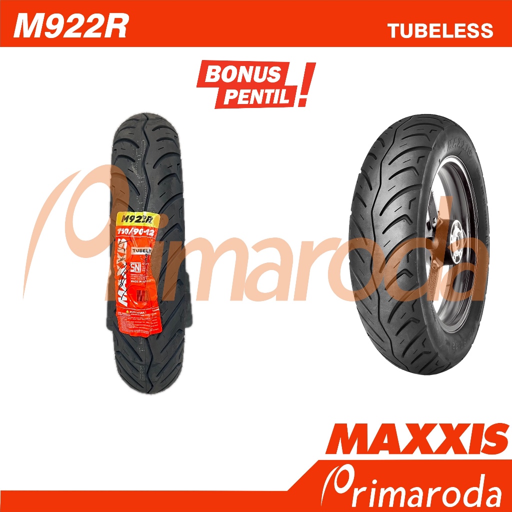 Ban motor MAXXIS M922 110/90 Ring 12 Tubeless 110/90-12