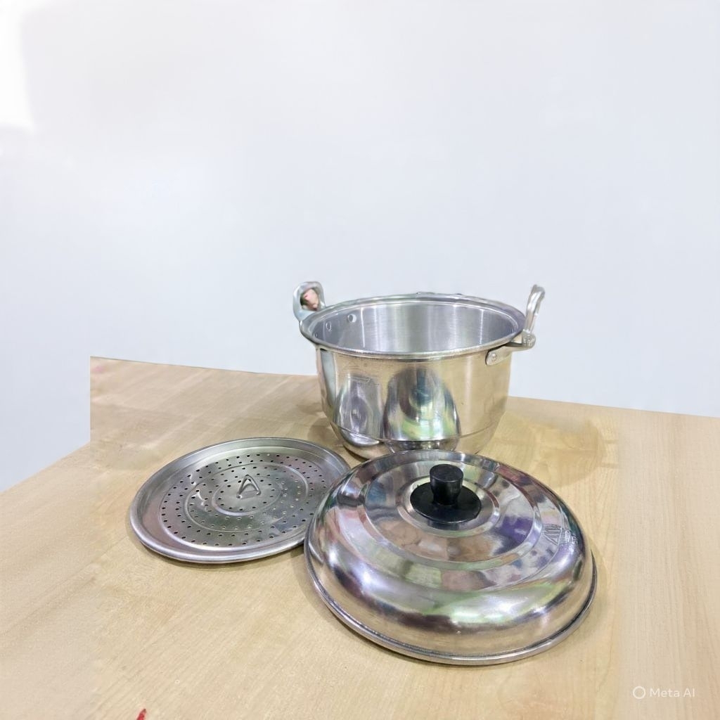 panci kukusan kecil Uk 22/langseng kecil/panci serbaguna Premium