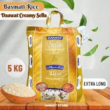 [oddsolshop] pekanbaru/Beras Basmati 5kg - Daawat Sella 1121 Indian Basmati Rice Creamy - Extra Long