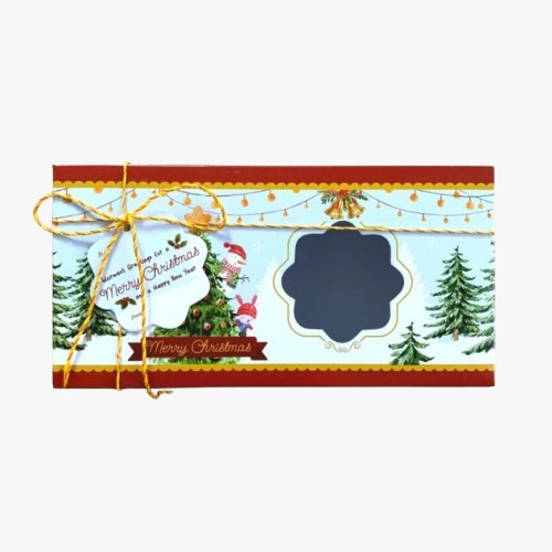 Box Rollcake Natal 22x11x8cm Kotak Kue Dus Bolu Lapis Legit