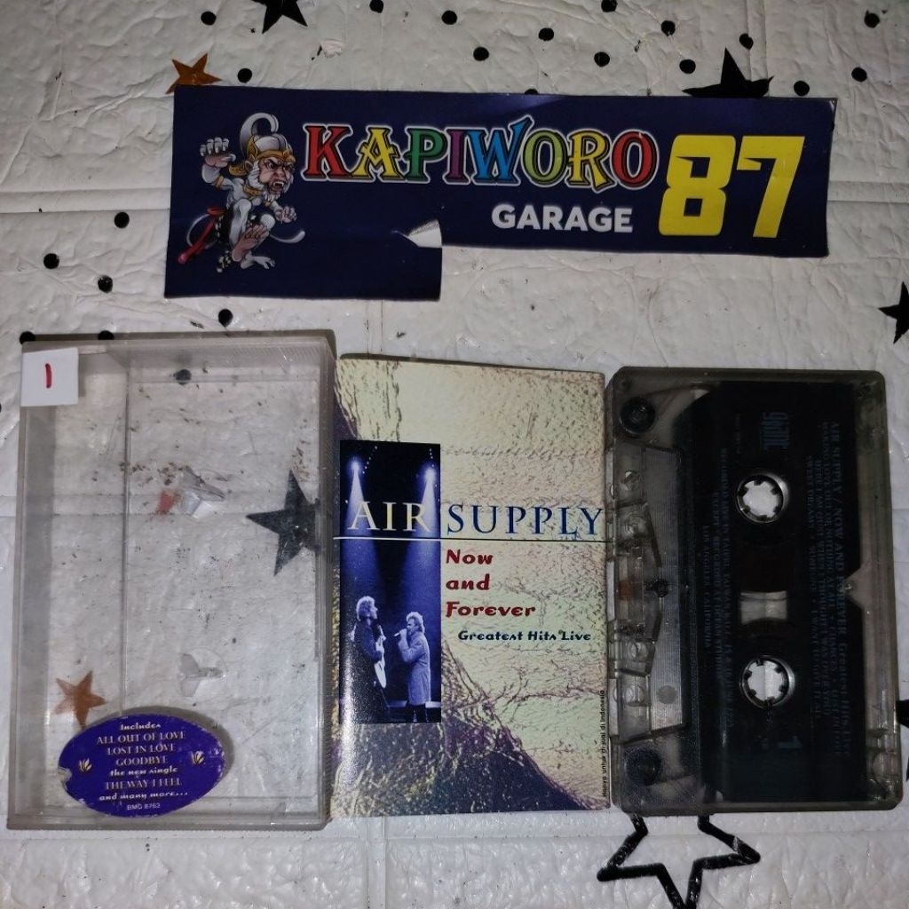 KASET PITA,,,AIR SUPPLY NOW AND FOREVER GREATEST HITS LIVE