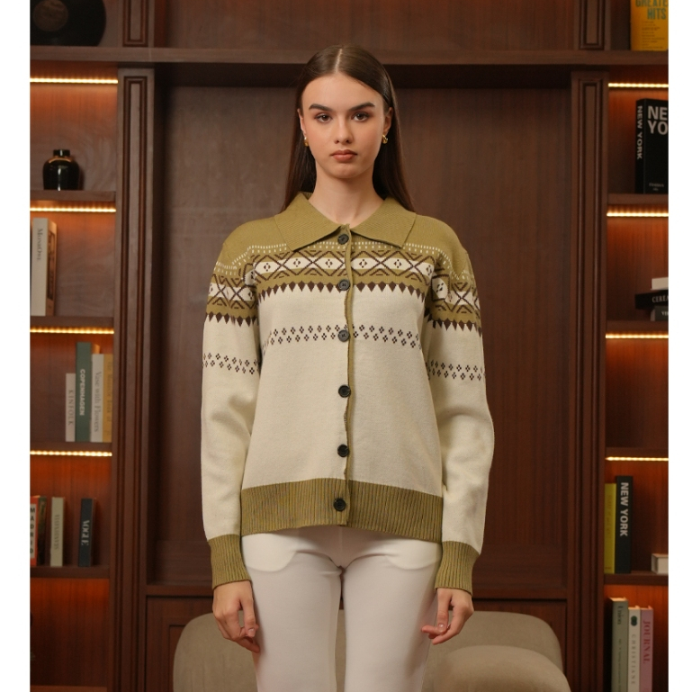 Hardware Clothing Atasan Sweater Rajut Wanita Hardware Rustic Knit Sweater