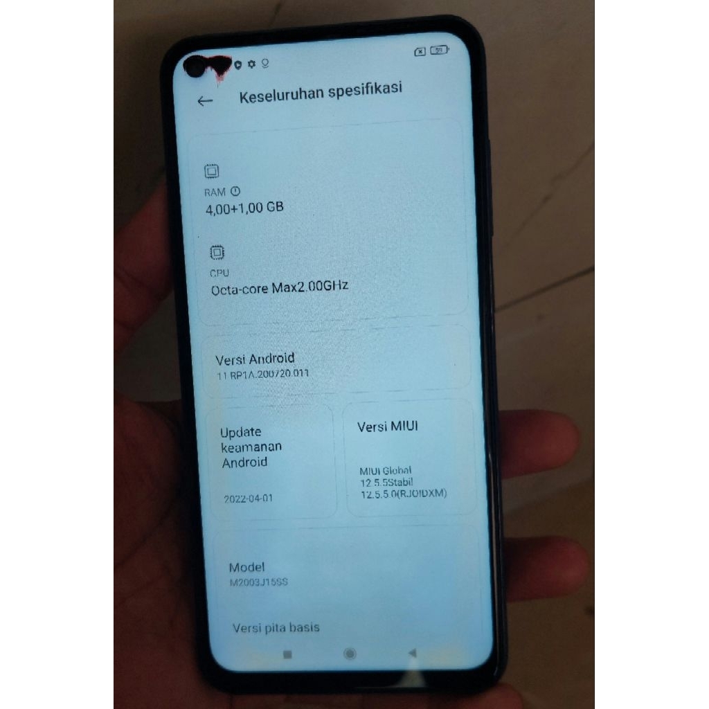 redmi note 9 ram 4+1/64
