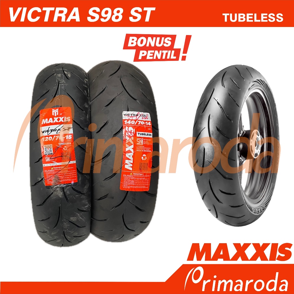 Sepasang Ban Yamaha XMAX 250 Tubeless Maxxis Victra ST