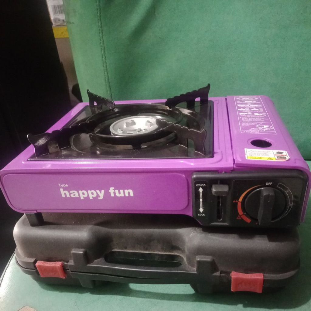 kompor Gas portable merek Happy Fun