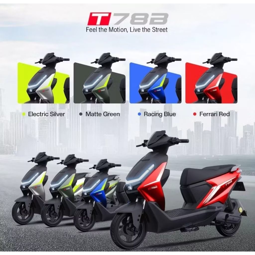 New Produk Uwinfly Motor Listrik T79B Fast Charging 48V 18Ah Lithium Swap (TOOO)