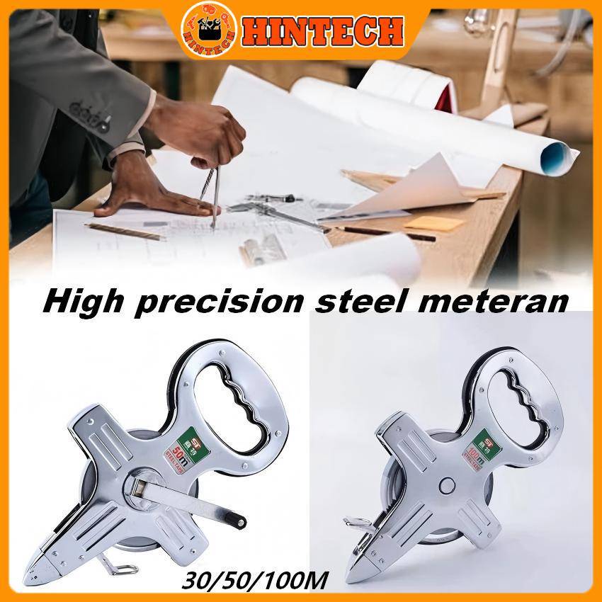 Meteran Tancap Meteran Roll Meteran Tanah 30 50 100M Plat Baja