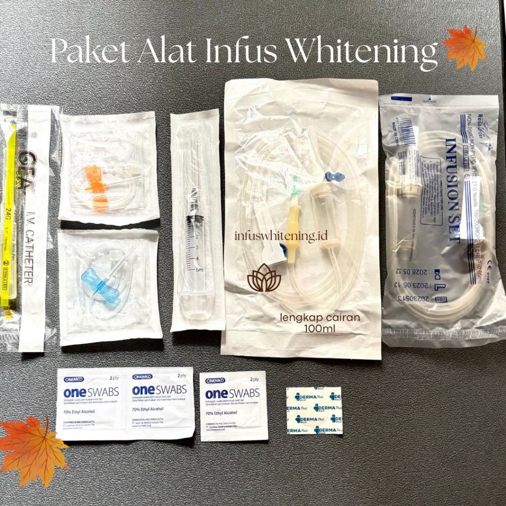 murah satu infus set lengkap caiaran