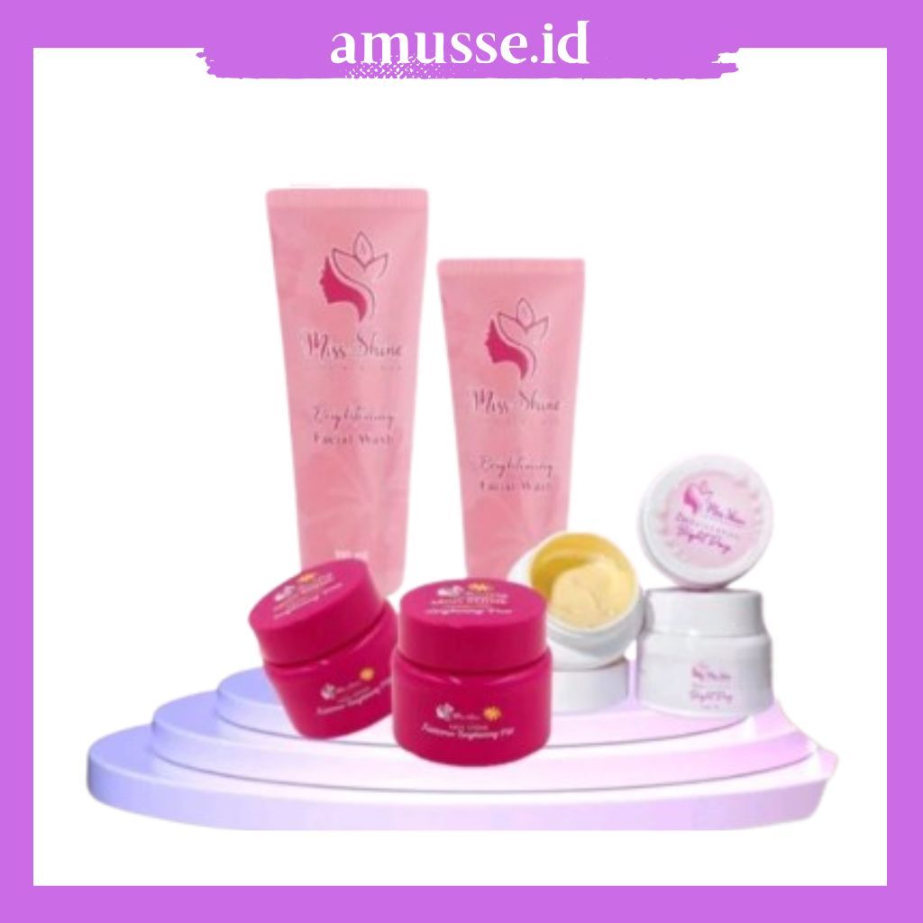 MISS SHINE || Paket Glowing Isi 3 Miss Shine Skincare Ala Mbak Nul || Skincare Pencerah Kulit