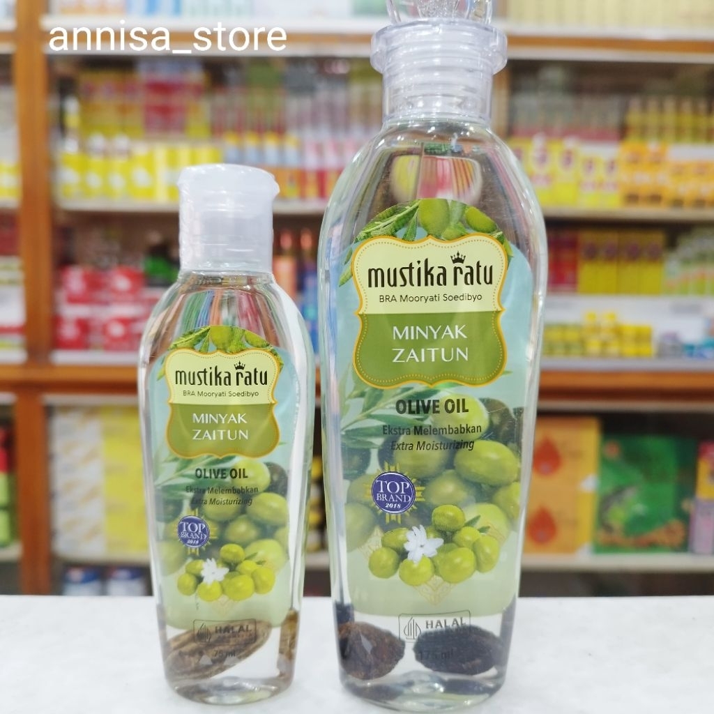 Minyak Zaitun Mustika Ratu - Pelembab Kulit dan Rambut Alami, Aroma Menenangkan